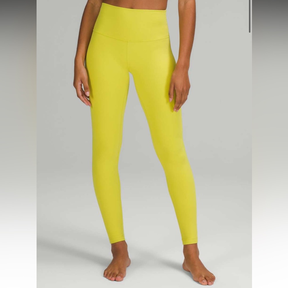 Lululemon Align High-Rise Pant 25" Yellow Serpentine
